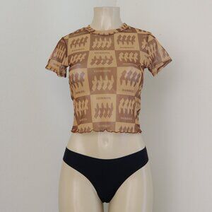 INAMORATA - Bambi Brown Check